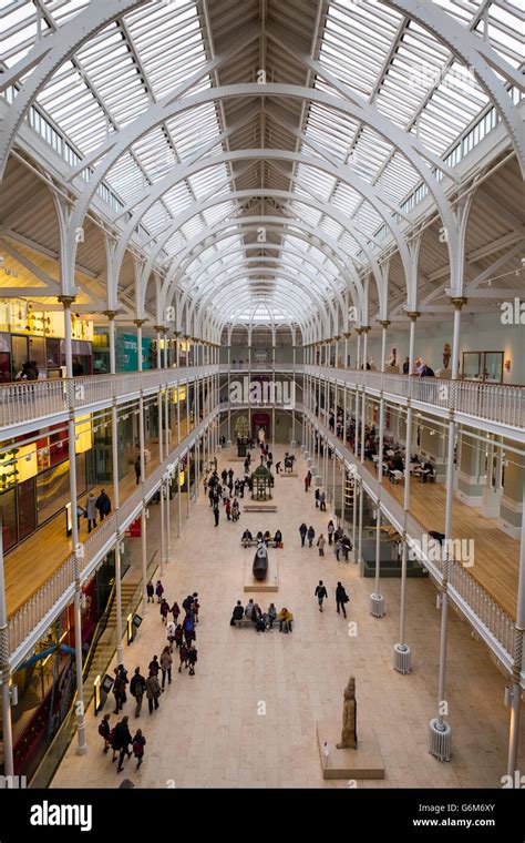 The Grand Gallery Of The National Museum Of Scotland In Edinburgh