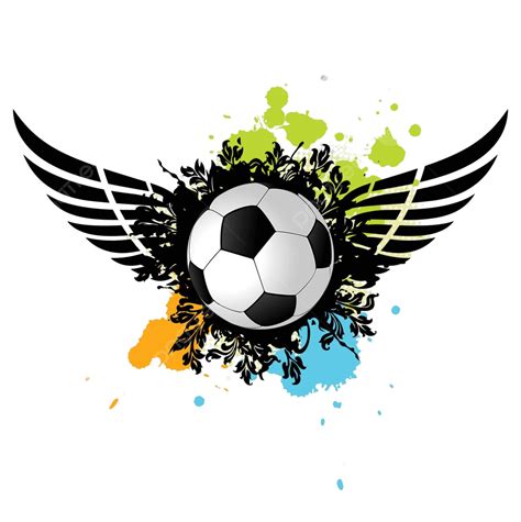 Grunge Soccer Ball Vector Sports Football Vector Vector Sports