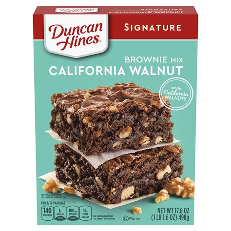 Duncan Hines Signature California Walnut Brownie Mix 17 6 Oz