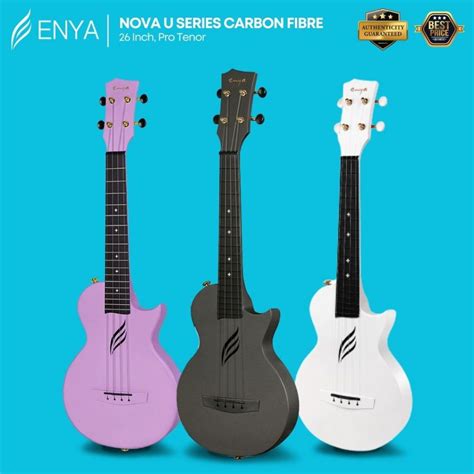 Enya Nova U Pro Tenor 26 Inch Carbon Fiber Polycarbonate Ukulele Thin