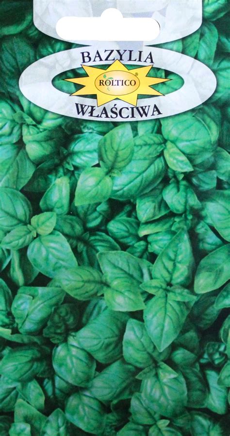 Bazylia właściwa nasiona 1g Cena Opinie Zioła 10148329778 Allegro