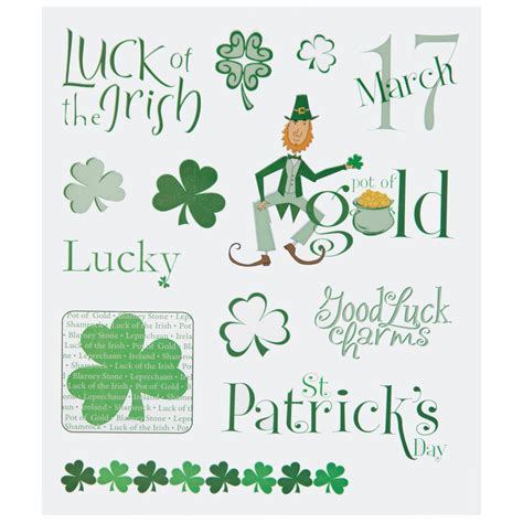 St Paddys Day Stickers Hobby Lobby 121343