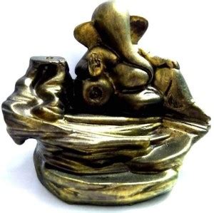 Ample Royal Lord Ganesha Smoke Fountain Back Flow Cone Incense Burner