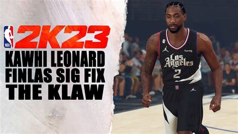 Kawhi Leonard Jumpshot Refix NBA2K23 YouTube