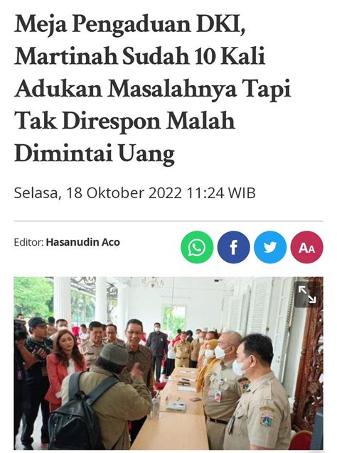 Trending Issue On Twitter Lapor Pak Presiden Metode Pengaduan Anies