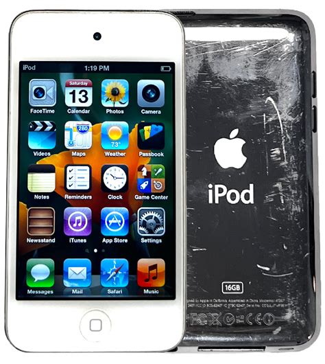 Used Apple Ipod Touch 4th Generation 16gb White Elite Obsolete