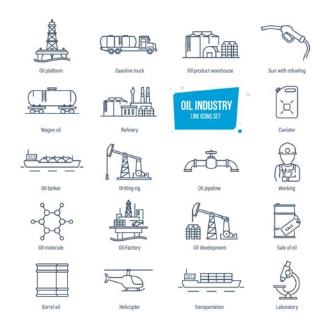 5300 Oil And Gas Supply Chain Stock Illustrations Royalty Free