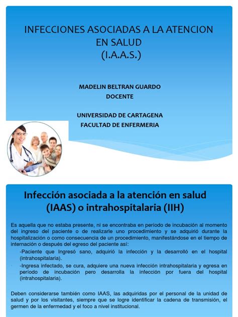 Infecciones Asociadas A La Atencion En Salud Iaas Pdf Lavado De