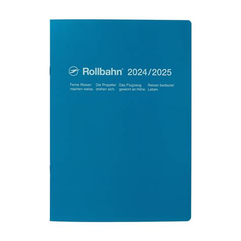 手帳 2024 2025／ロルバーンノートダイアリーb5 ブルー 手帳専門店 Delfonics Diary Store