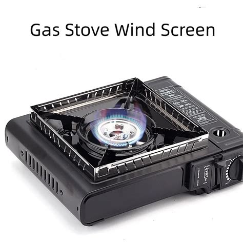 Outdoor Gas Stove Wind Screen Energy Saving Anti Rust Stainless Steel