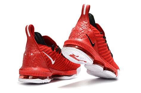 Nike LeBron 16 Red/White-Black For Sale – The Sole Line