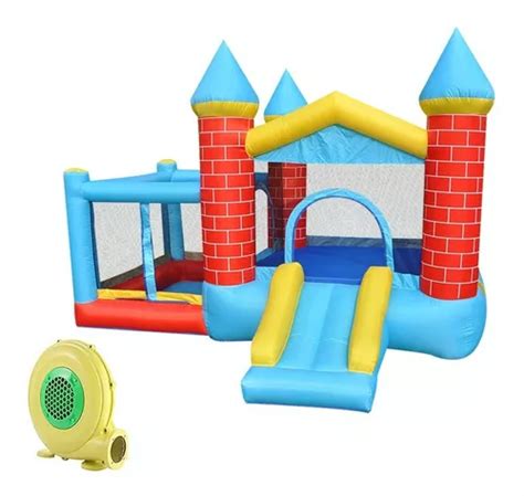 Brincolin Infantil Castillo Para Niños Con Bomba Inflable Envío gratis