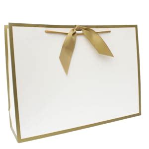 Nu Nuel Luxury Paper Bag Matt Laminated Gift Bags With Rope Handles