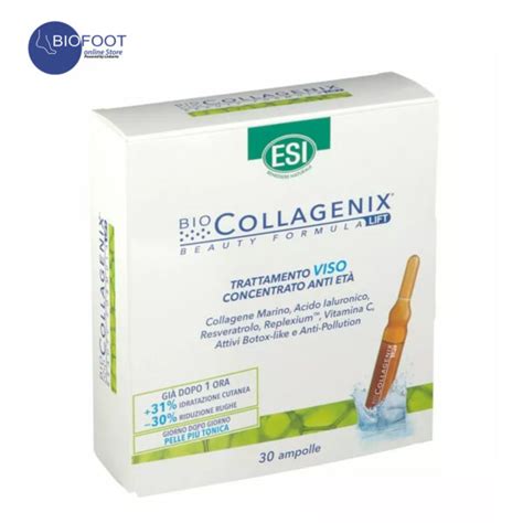 Esi Biocollagenix Concentrated Anti Aging Face Treatment Ampoules