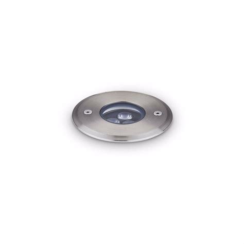 Ideal Lux Faretto Da Estero Incasso Calpestabile Tondo Ip67 3w 3000k