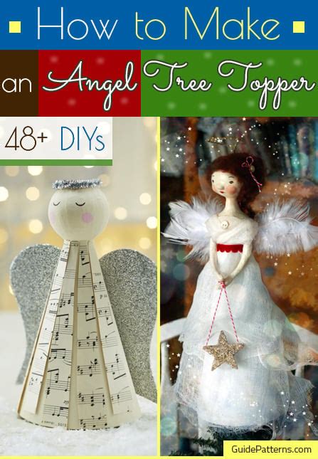 How To Make An Angel Tree Topper 48 Diys Guide Patterns