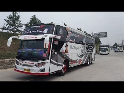 Konvoy 3 Unit Bus PO HARYANTO Masuk Toll BANDARA Poharyanto Basuri