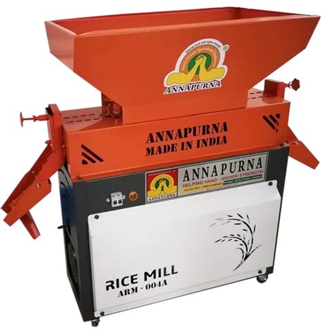 Semi Automatic Mini Rice Mill Machine Single Phase At Rs 43000 In