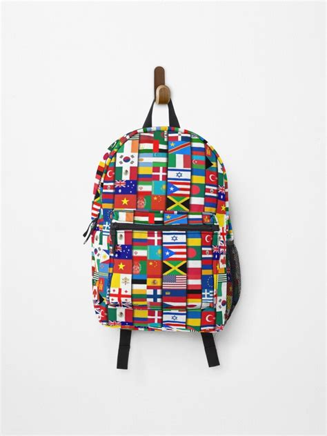 Mochila For Sale Con La Obra Banderas De Los Pa Ses Del Mundo