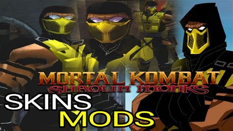 Scorpion Mklsr Skins Mods Mod Mortal Kombat Shaolin Monks Ps2 Pcsx2 Atherx2 Youtube