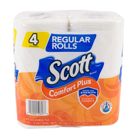 Wholesale Scott 4pk 1ply Bathroom Tissue