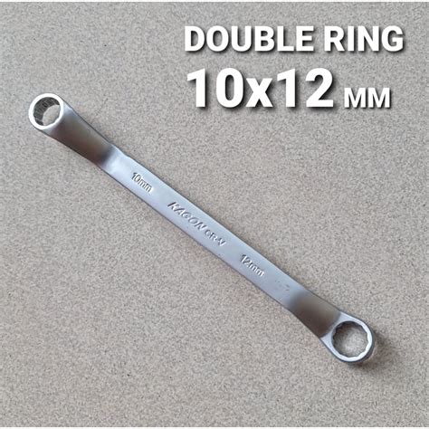 Jual Kunci Double Ring KAGON Satin CRV 10 X 12 MM Shopee Indonesia