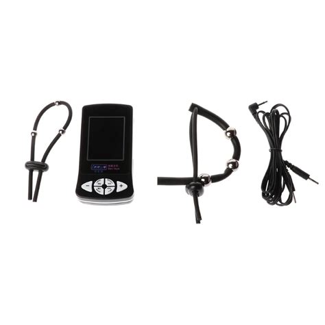 Electric Shock Kit Electro Sex Stainless Steel Urethral Dilator With E Stim Ring In Gags