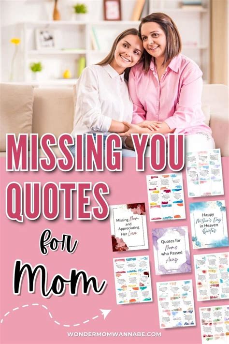 45 Heartfelt Missing You Quotes For Mom