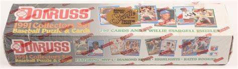 1991 Donruss Complete Set Of 792 Baseball Cards Pristine Auction