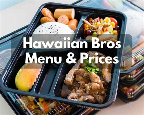 Hawaiian Bros Menu Hot Sale Aikicai Org