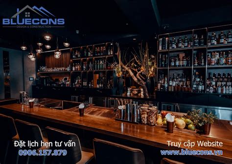 Quầy Bar Quán Cafe đẹp — Bluecons