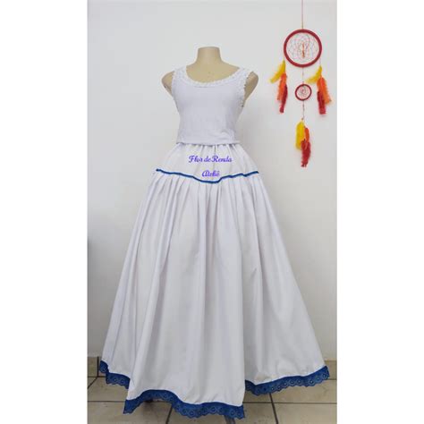 Saia Branca Oxum Osun Azul Ogum Umbanda Candomble Barato Shopee Brasil