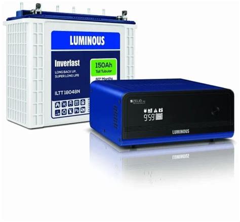 Luminous Inverter Zelio 1100 ILTT 18048N 150 Ah Battery EStore At Rs