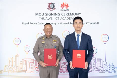 Bangkok Post Huawei Thailand Partners With Royal Police Cadet Academy