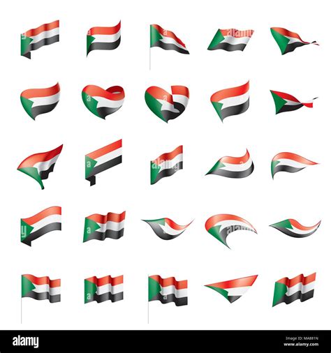 Sudan Flag Vector Illustration Stock Vector Image And Art Alamy