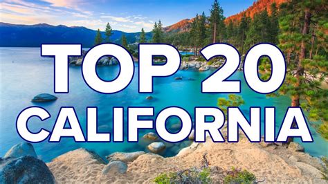 Best Places To Visit California Youtube