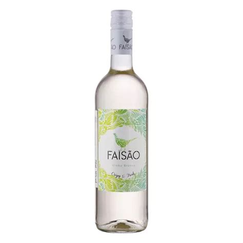 Vinho Branco Meio Seco Uvas Diversas Fais O Ml Mercadolivre