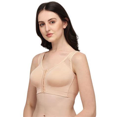 Front Closure Full Coverage Non Padded Non Wired Bra Cb 334 Soie Woman