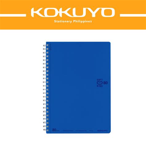 Kokuyo Su Sv338bt B 3s Soft Ring Notebook A5 80s Blue Pack Of 3