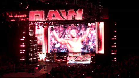 Wwe Monday Night Raw 4 2 12 Opening Pyro Youtube