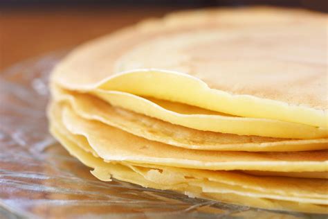 Recette de crêpe sans sucre