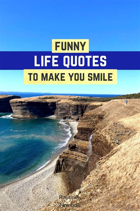 100 Funny Quotes About Life Routinely Nomadic