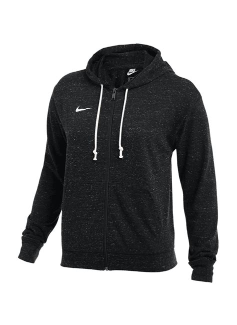 Custom Hoodies Printed Nike Womens Team Black Sail Gym Vintage