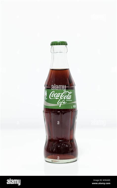 Coca Cola Life Stevia Stock Photo Alamy