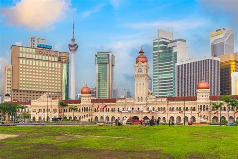 Downtown Kuala Lumpur City Skyline Cityscape Of Malaysia Editorial