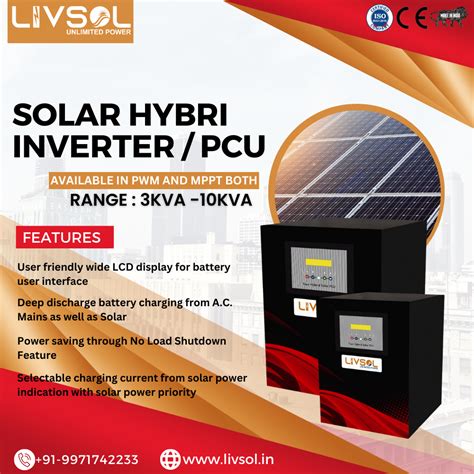 Livsol Solar Hybrid Inverter Pcu Pwm Kva V Va At Rs