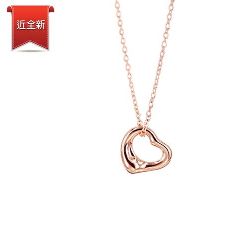 二手品 Tiffanyandco 蒂芙尼 Open Heart 經典愛心18k玫瑰金項鍊小 Tiffany Yahoo奇摩購物中心