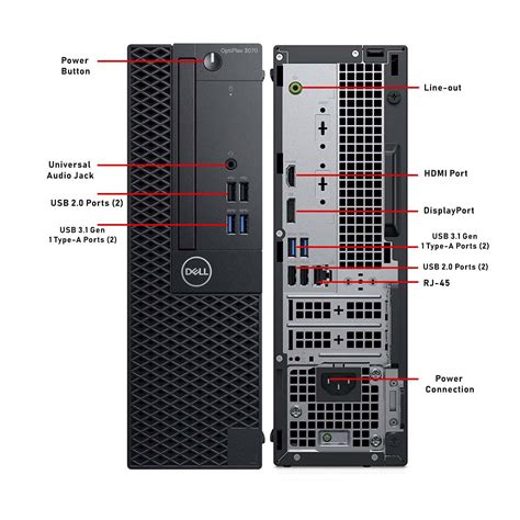 Dell Optiplex 3070 Sff Desktop Computer Pc Combo New