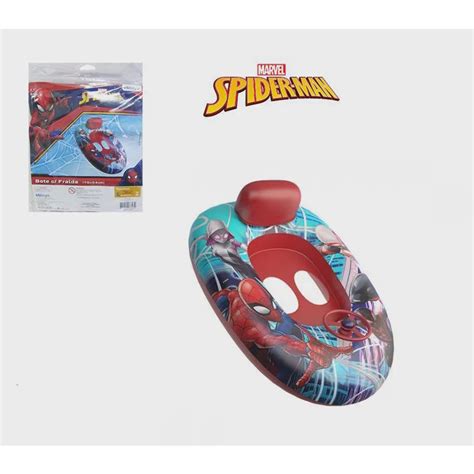 Boia bote inflável infantil fralda encosto E volante spider man