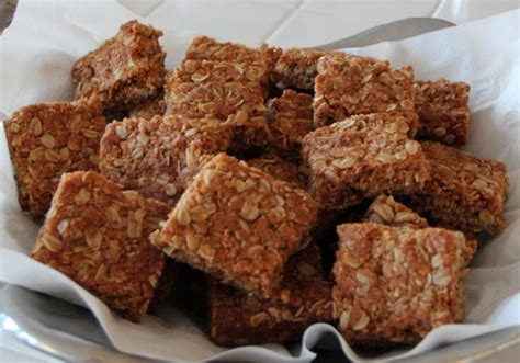 Crunchies — Traditional South African Oatmeal Cookie Bars Oatmeal Cookie Bars Recipes